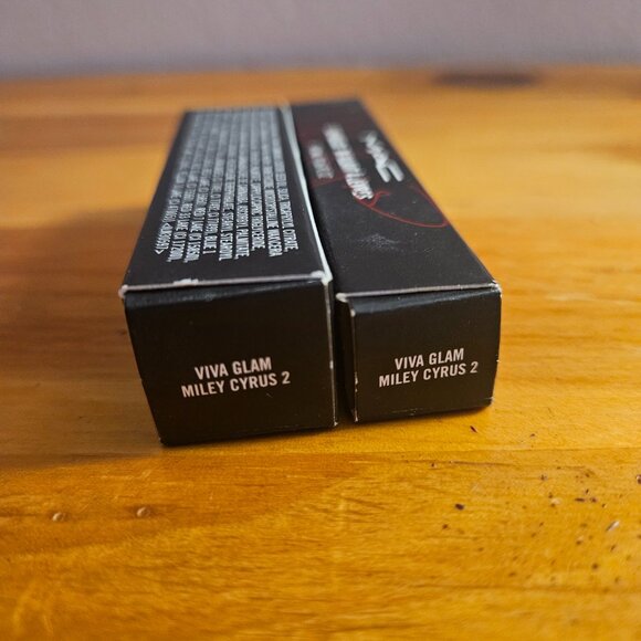 MAC Viva Glam Miley Cyrus 2 Lipstick and Lipglass - Picture 2 of 4